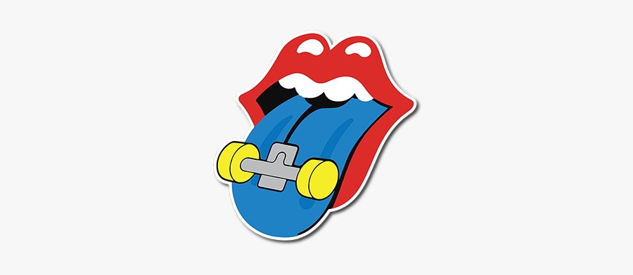 Tongue Sticker Album Bundle - Milton Glaser Rolling Stones, Transparent Clipart
