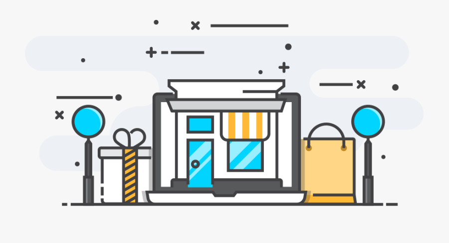 Merchants Control Panel - Online Shopping, Transparent Clipart