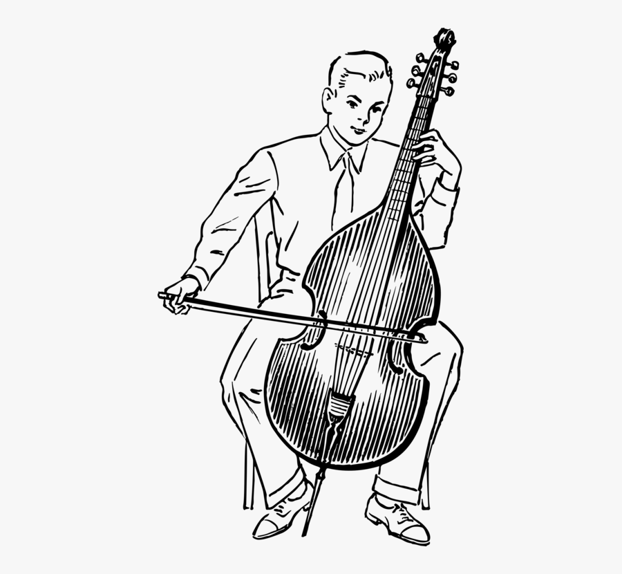 Line Art,viol,string Instrument - Viol Png, Transparent Clipart