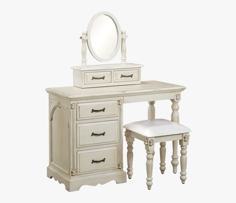Dressing Table With Mirror, Transparent Clipart