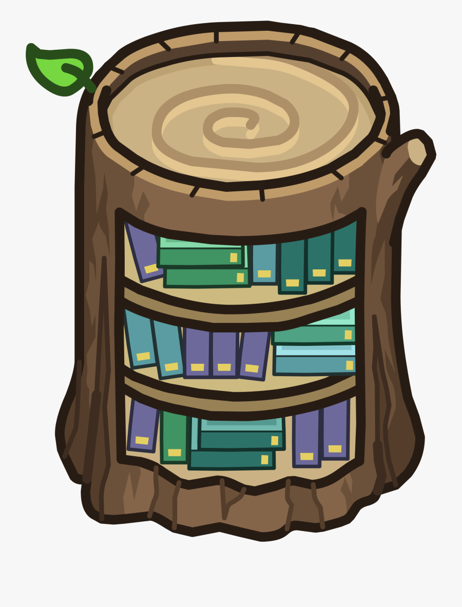 Stump Bookcase Clipart , Png Download, Transparent Clipart