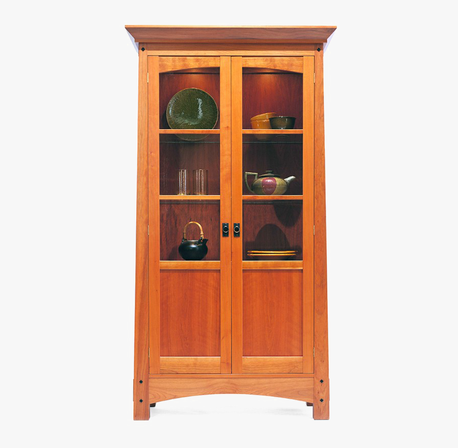 Curio Cabinet Transparent Images Png - Arts And Crafts Cabinet Wood, Transparent Clipart