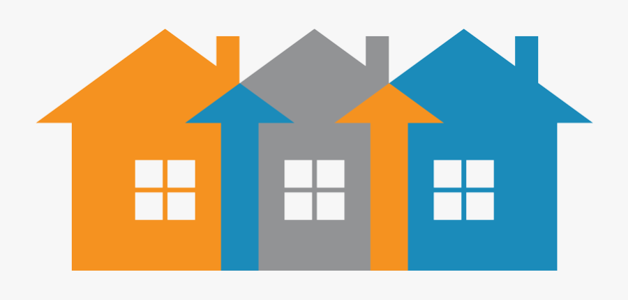 Color House Vector, Transparent Clipart