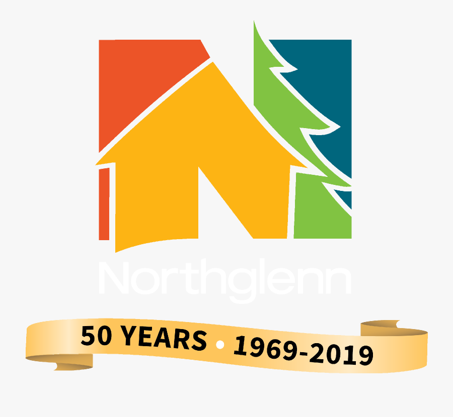 Northglenn 50th Anniversary Logo Square Noshadow Lt - City Of Northglenn, Transparent Clipart