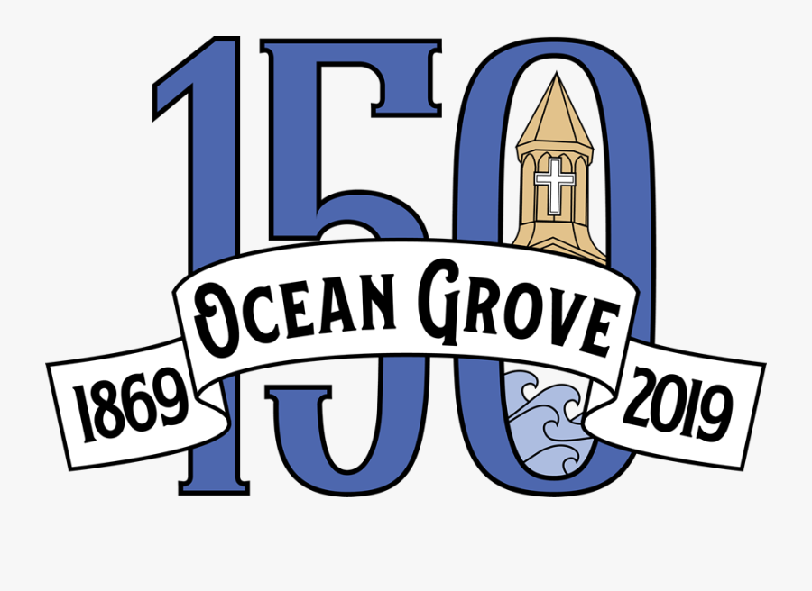 Full Color 900 - Ocean Grove 150 Years, Transparent Clipart