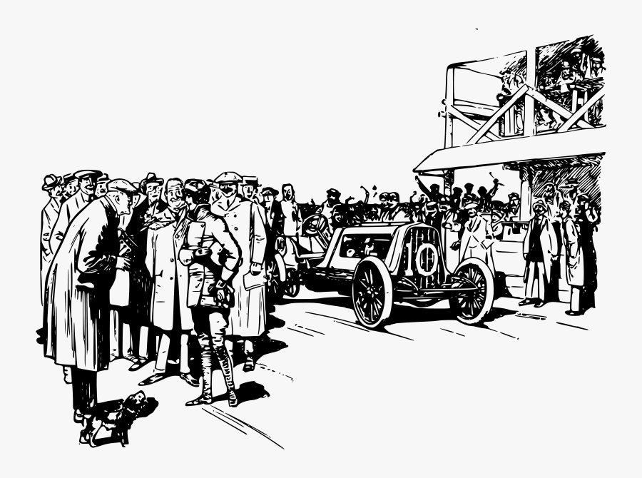 Old Fashion Racer - Clip Art, Transparent Clipart