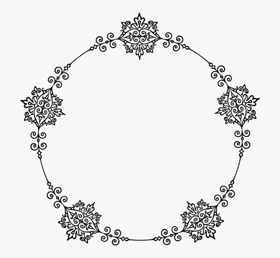 Line Art,plant,flora - Png Dividers Vectors, Transparent Clipart