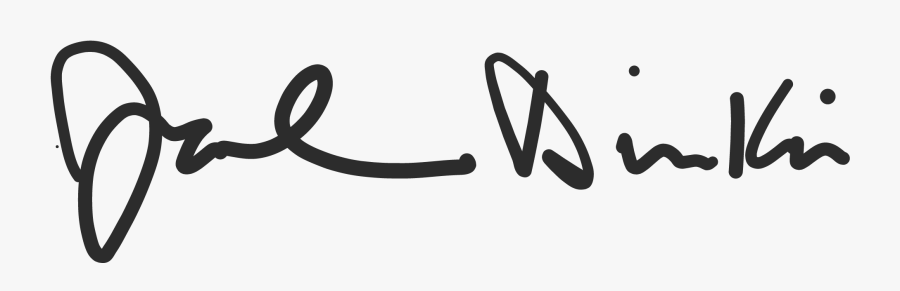 Joel Dinkin Signature, Transparent Clipart