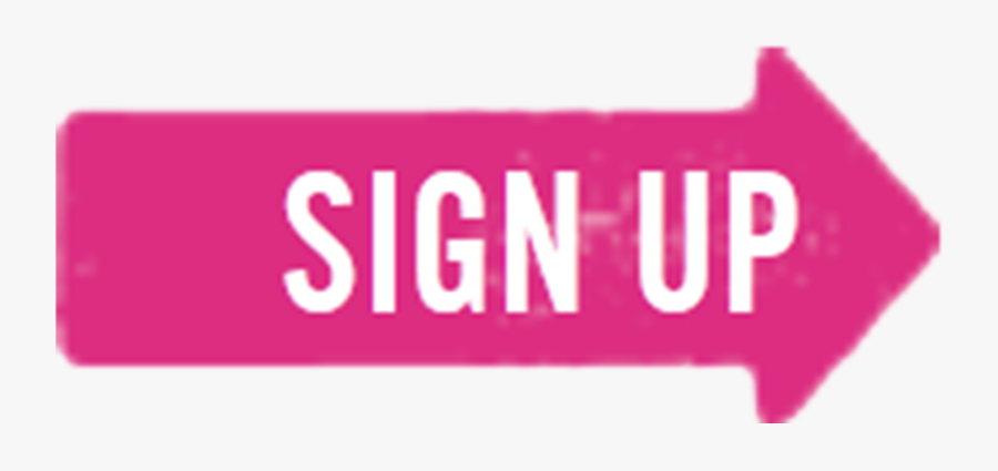 Pink Sign Up Button Png Image - Sign Up Button Pink, Transparent Clipart