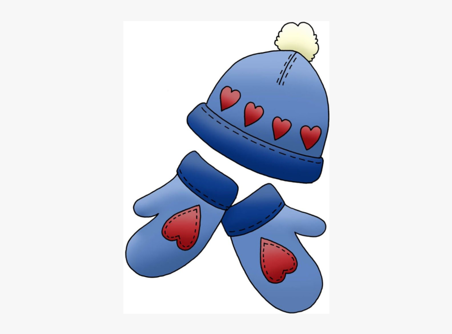 Winter Hats And Gloves Clipart, Transparent Clipart