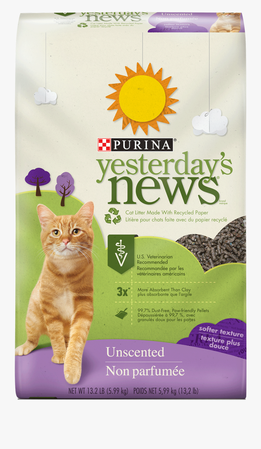 Yesterday's News Unscented Cat Litter, Transparent Clipart