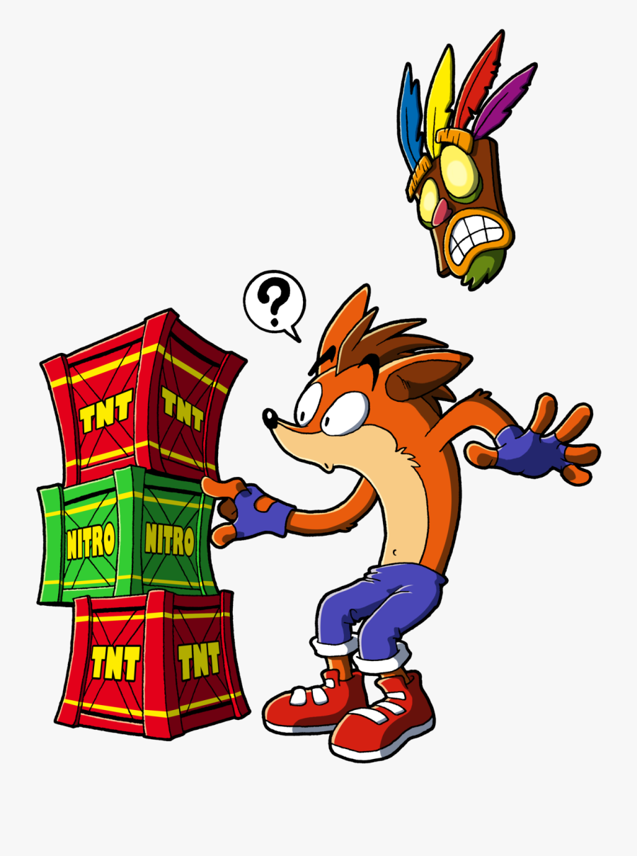 Quelques Dessins Récents - Crash Bandicoot Art Png, Transparent Clipart