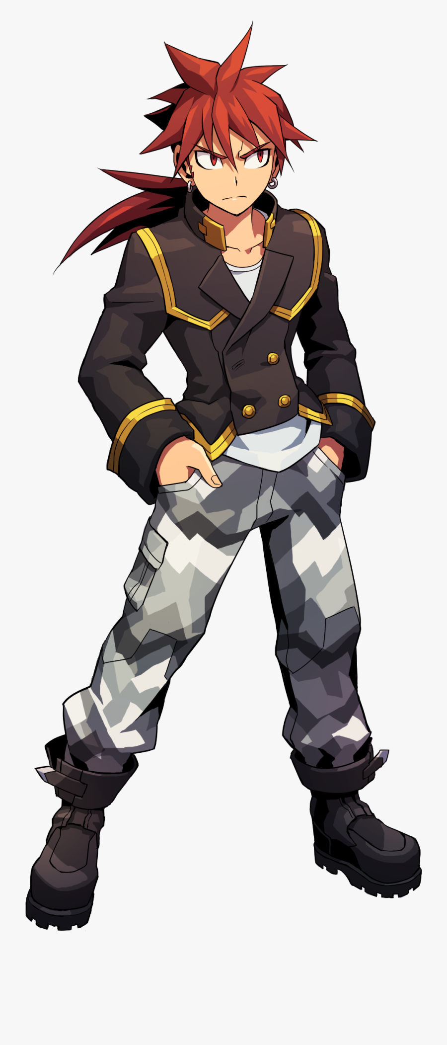 Yelling Clipart Boss Staff - Azure Striker Gunvolt Daytona, Transparent Clipart