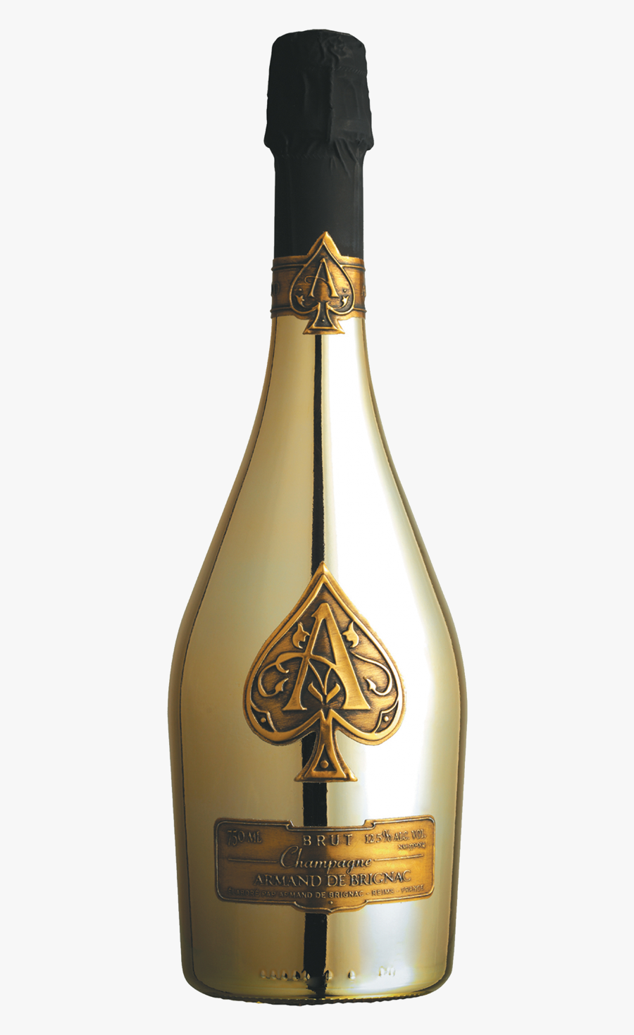Wine - Ace Of Spades Gold Bottle, Transparent Clipart