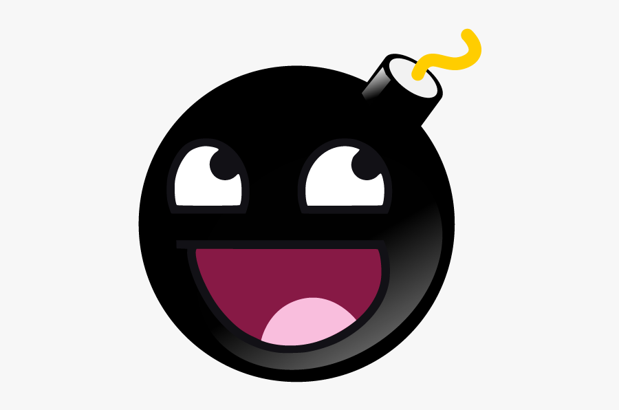 Smiley Face Emoji Columbus Was Wrong - Cartoon Bomb With Face, Transparent Clipart