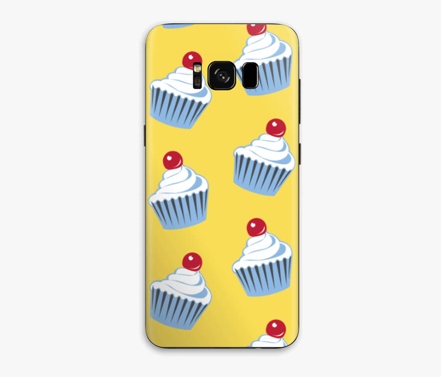 Cute Small Cupcakes Skin Galaxy S8 - Cupcake, Transparent Clipart