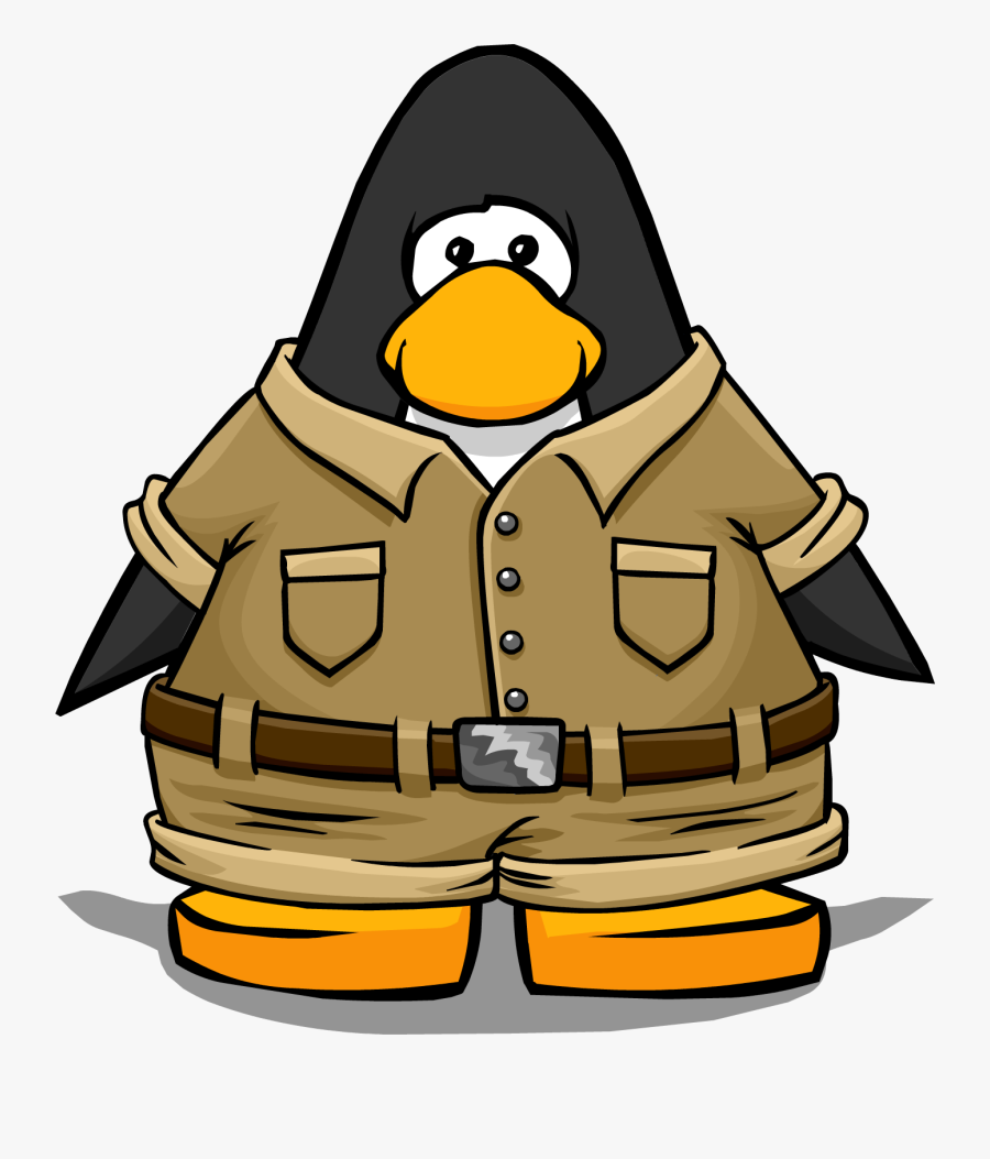 Image Beige Outfit From - Club Penguin Yellow Scarf, Transparent Clipart