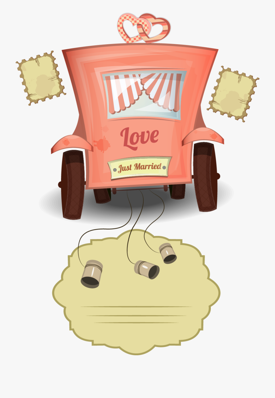 Vintage Wedding Cars Png Download - Wedding, Transparent Clipart