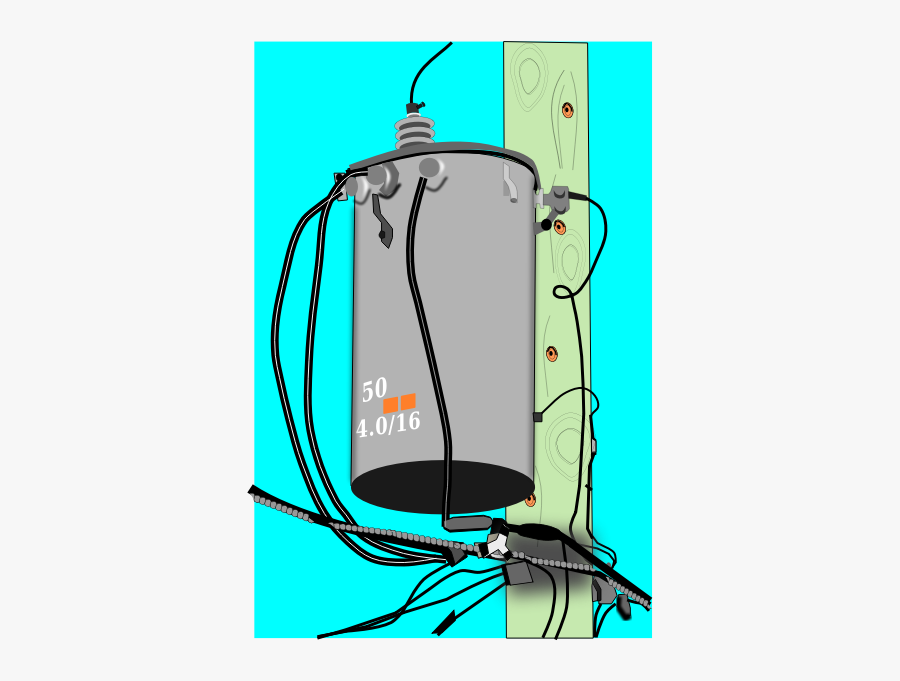 Electric Utility Transformer - Transformer, Transparent Clipart