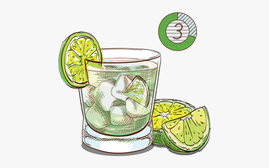 Espirito Xvi Cachaca Brazil National Cocktail Lime - Brazil Caipirinha Clip Art, Transparent Clipart