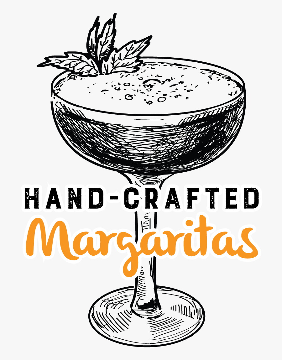 Margarita Graphic - Cocktail Glass Hand Drawn, Transparent Clipart