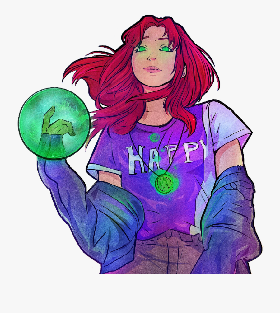 #starfire #teentitans #teen #titans #freetoedit - Starfire Fanart, Transparent Clipart