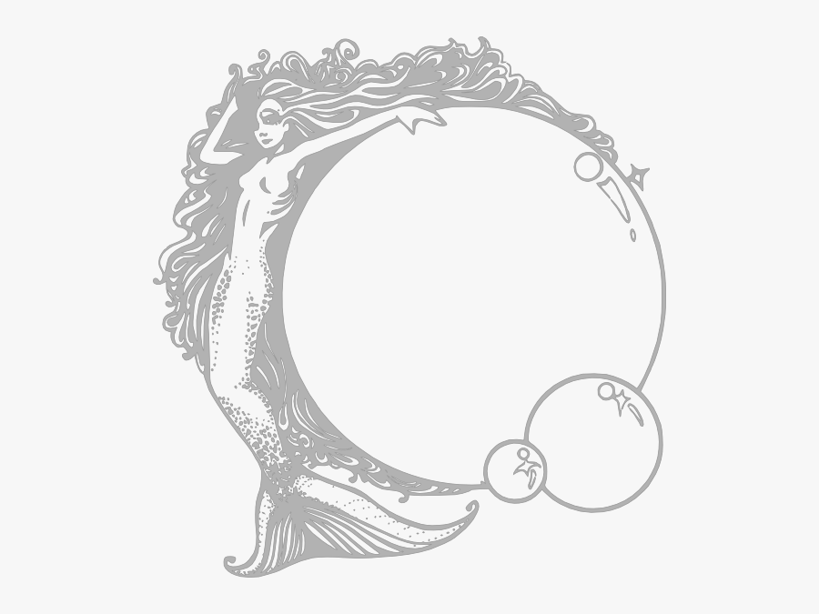Pink Mermaid Svg Clip Arts, Transparent Clipart