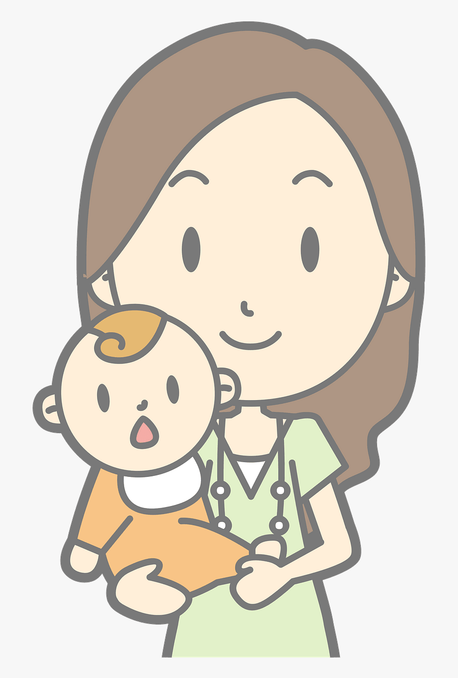 Mom And Baby Clipart, Transparent Clipart