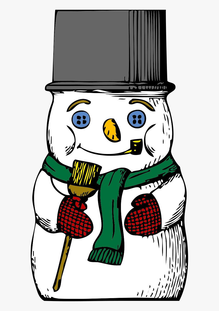 Snowman, Transparent Clipart