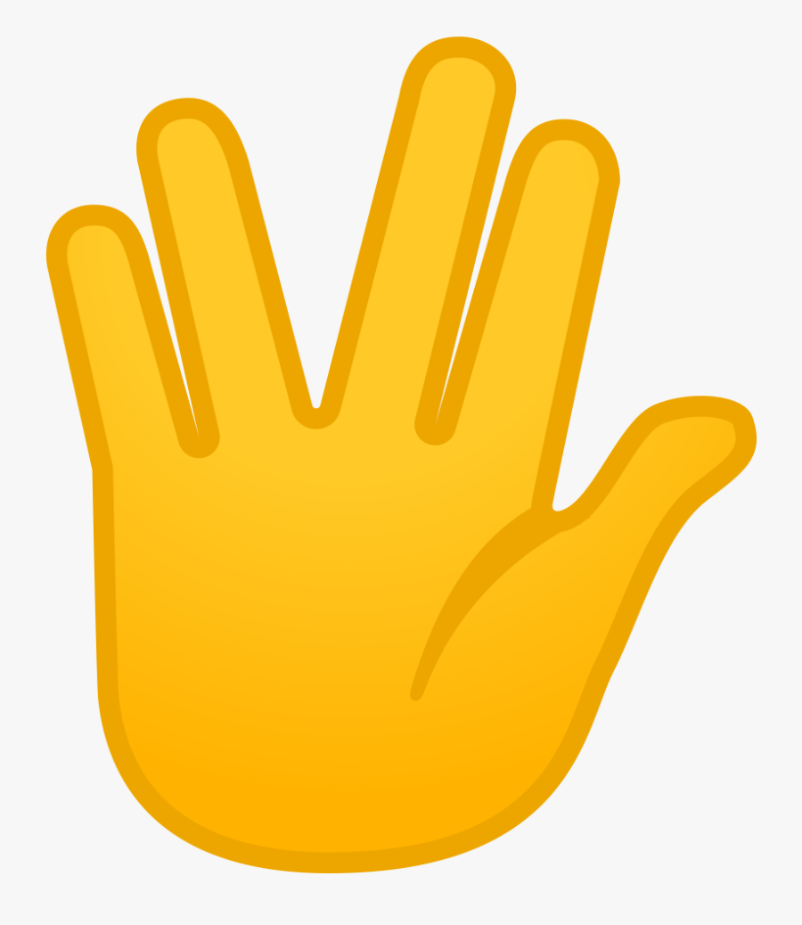 Vulcan Salute Icon - Vulcan Salute Emoji, Transparent Clipart