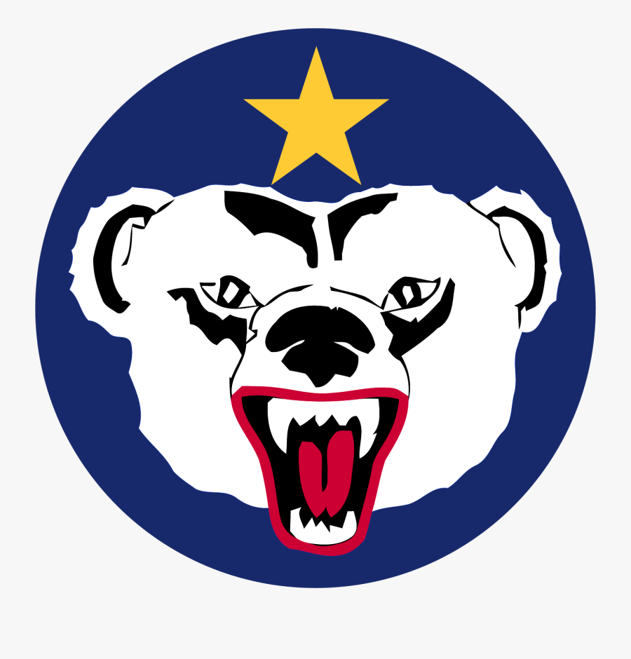 Fort Wainwright Bear Logo, Transparent Clipart