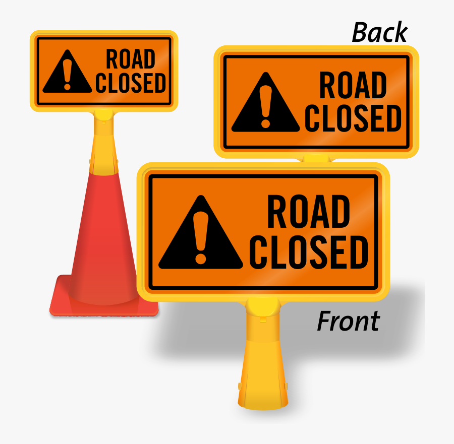 Cone Boss Sign, Transparent Clipart