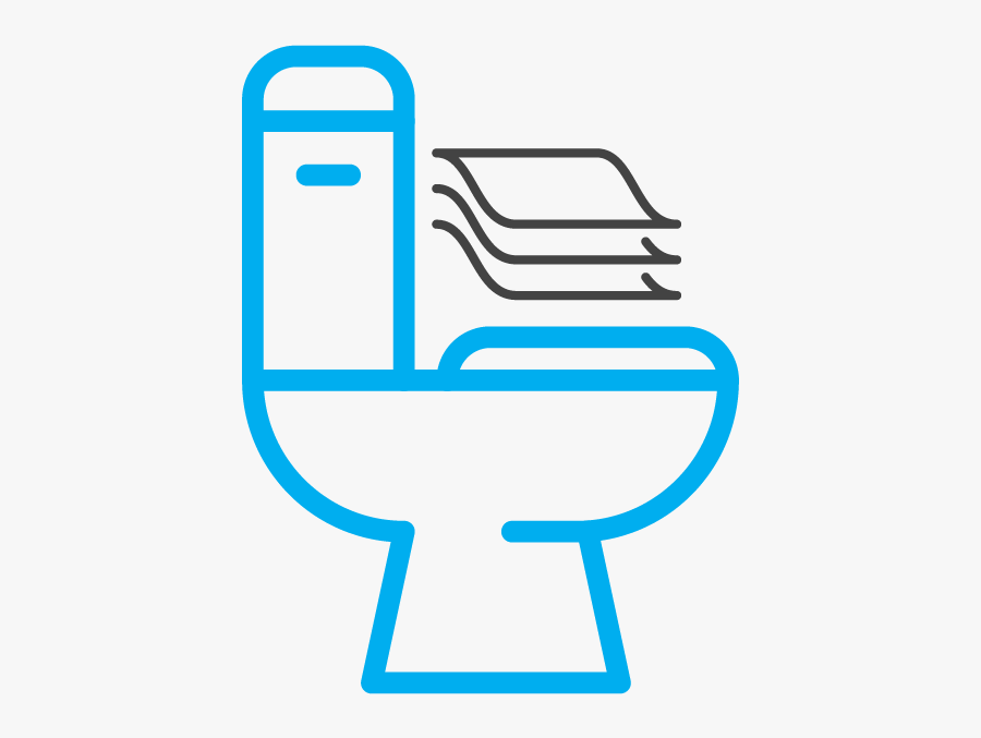 Flushable Toilet Wipes, Transparent Clipart