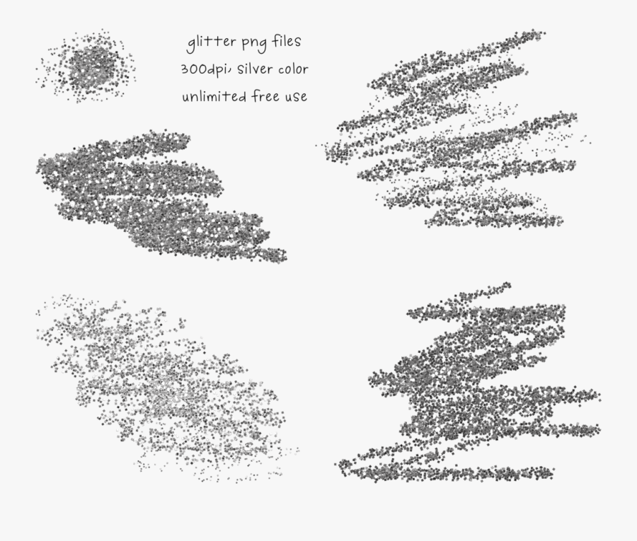 Silver Glitter Transparent Png, Transparent Clipart