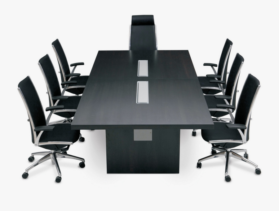 Meeting Table And Chairs Png, Transparent Clipart