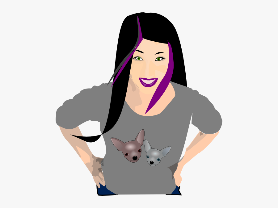 Gesichter Frau Clipart Punk, Transparent Clipart