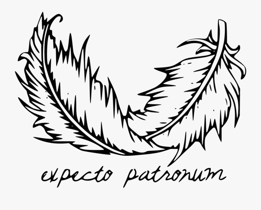 Expecto Patronum Custom Cover Engraving - Line Art, Transparent Clipart