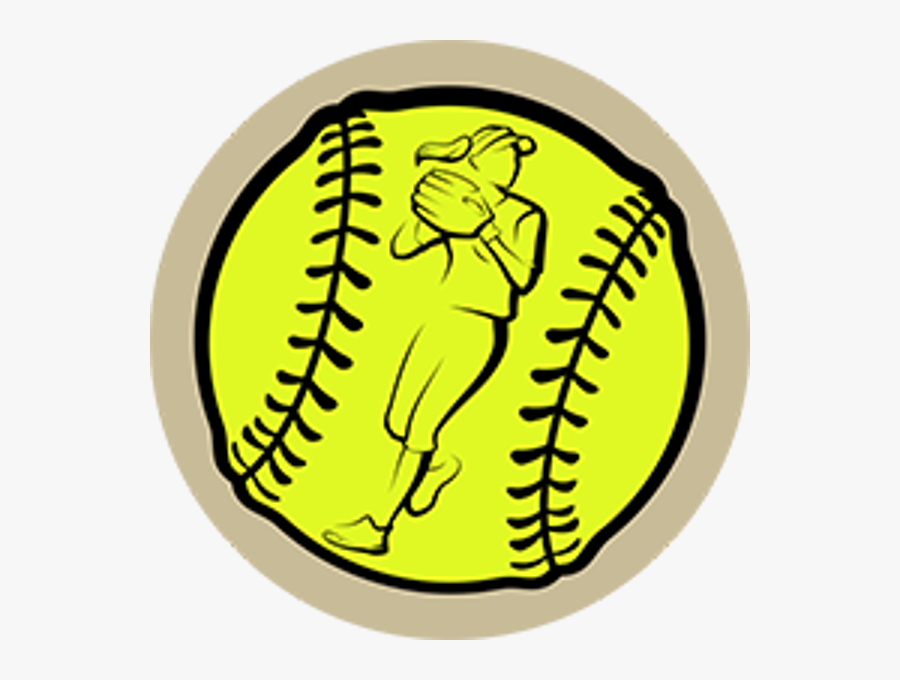 Black And White Pictures Of Softball, Transparent Clipart