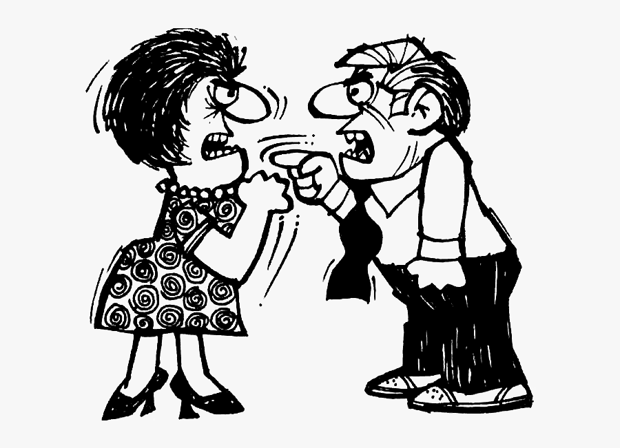 What Do You Dowith Your Anger Continued - Husband And Wife Fighting Gif, Transparent Clipart