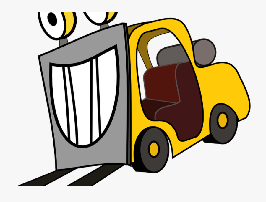 Party Food Clipart Free Download Clip Art Free Clip - Fork Lift Truck Cartoon, Transparent Clipart