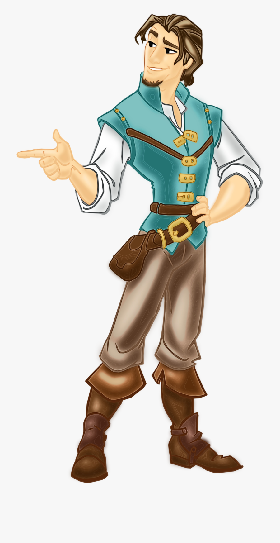 Flynn Rider Rapunzel Tangled - Flynn Rider Clipart, Transparent Clipart