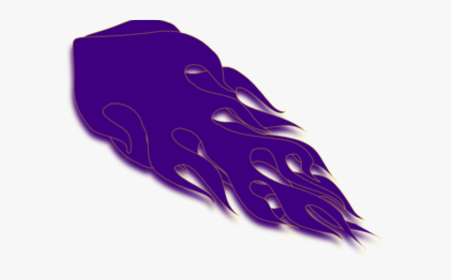 Purple Fire Cliparts - Flame Purple Png, Transparent Clipart