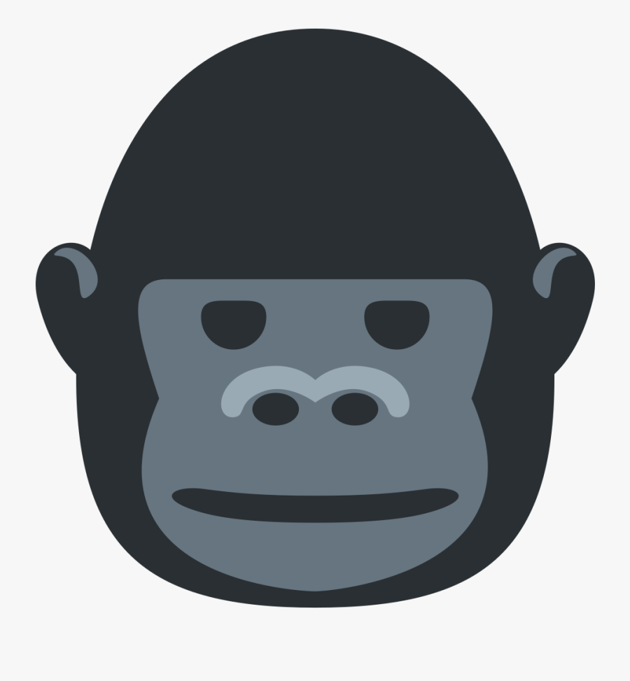 File Twemoji F D - Discord Gorilla Emoji, Transparent Clipart