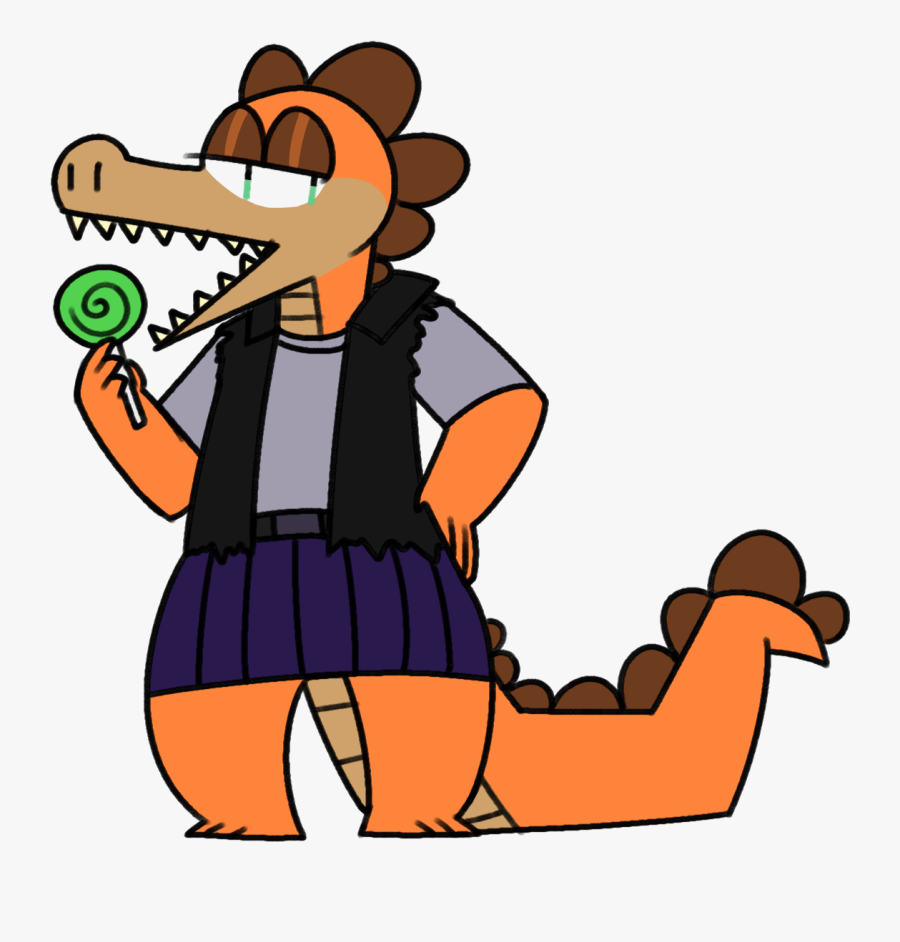 Things Nobody Taught Me About Binding With A Big Chest - Toontown Crocodile, Transparent Clipart