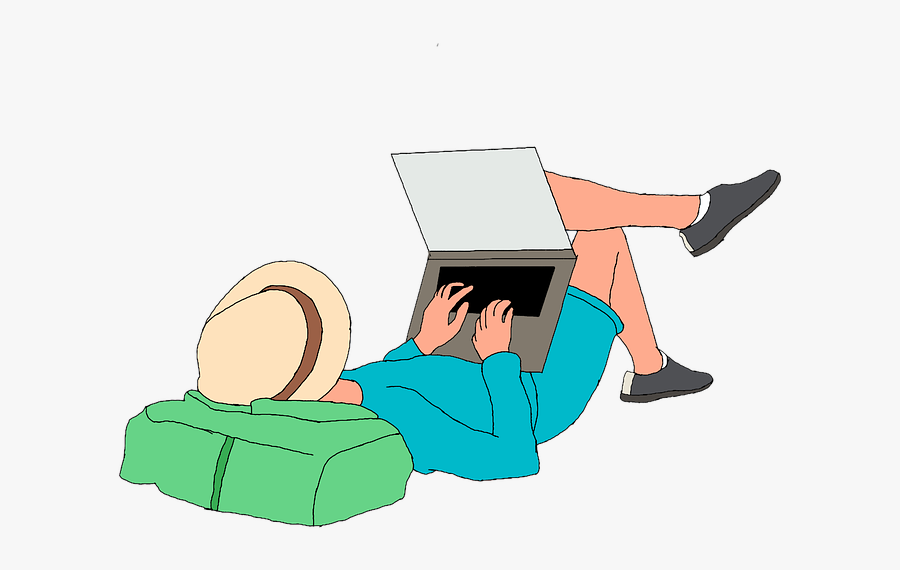 Transparent Muscle Tissue Clipart - Travel Blogger Cartoon, Transparent Clipart