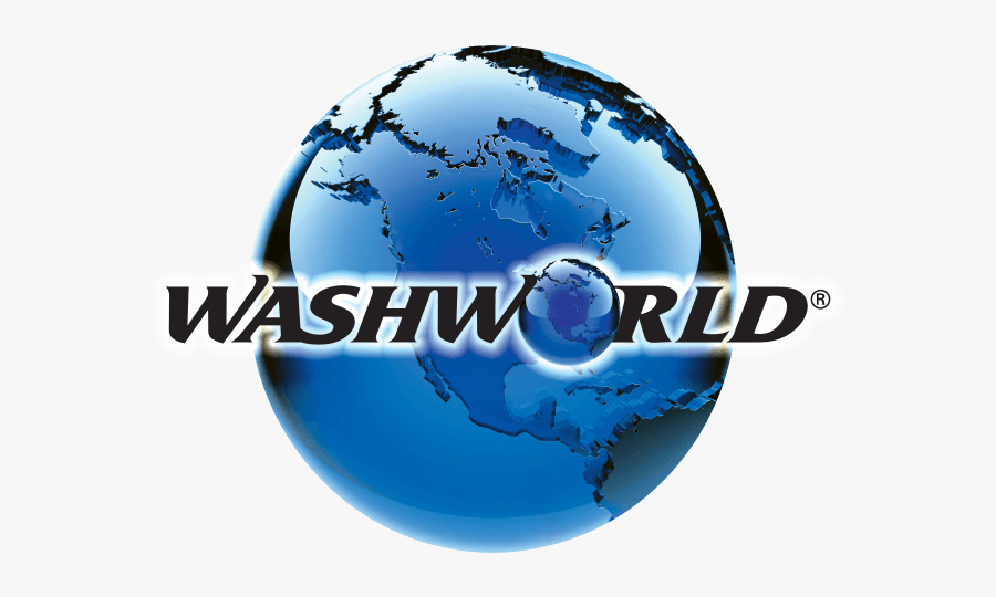 Washworld Globe Logo - Washworld, Transparent Clipart