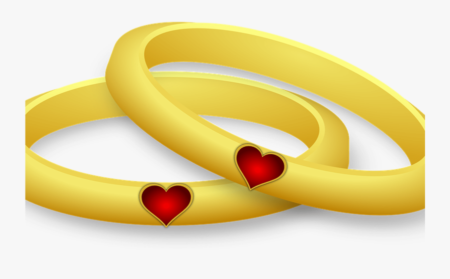 Ring Wedding Heart Free Vector Graphic On Pixabay - รูป การ์ตูน แหวน แต่งงาน, Transparent Clipart
