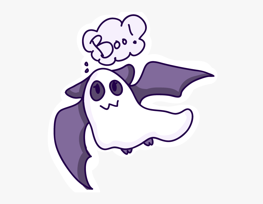 Boo,the,ghost,clipart - Cartoon, Transparent Clipart