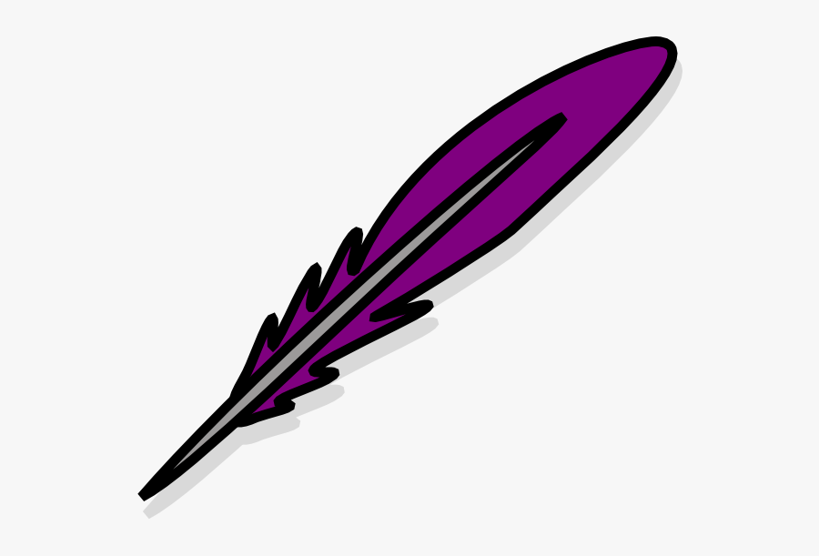 Peacock Feather Clipart Free Stock Photo - Clipart Purple Feather, Transparent Clipart