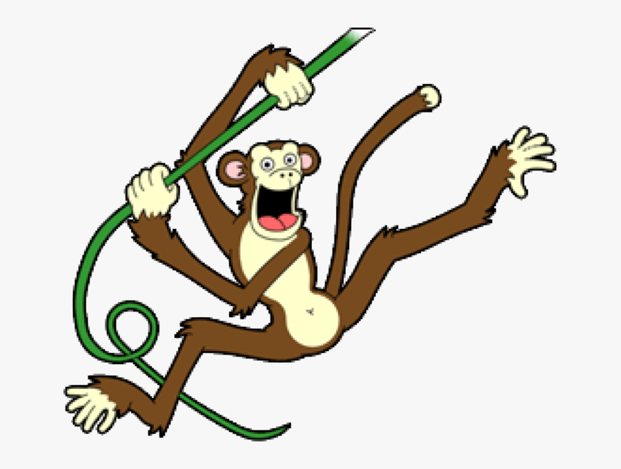 Crazy Monkey Cartoon Png, Transparent Clipart